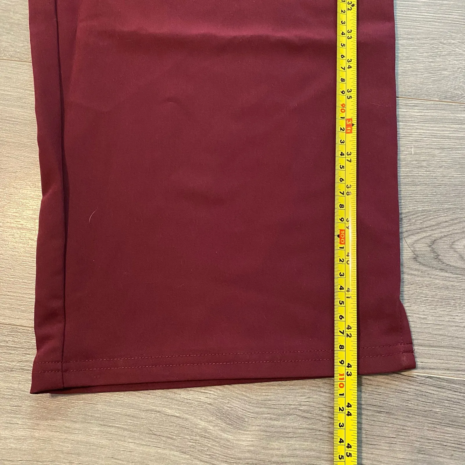 NWT FIGS Maroon Yola Skinny Scrub Pants Nurse Doctor Women's size 6XL Tall - Image 7