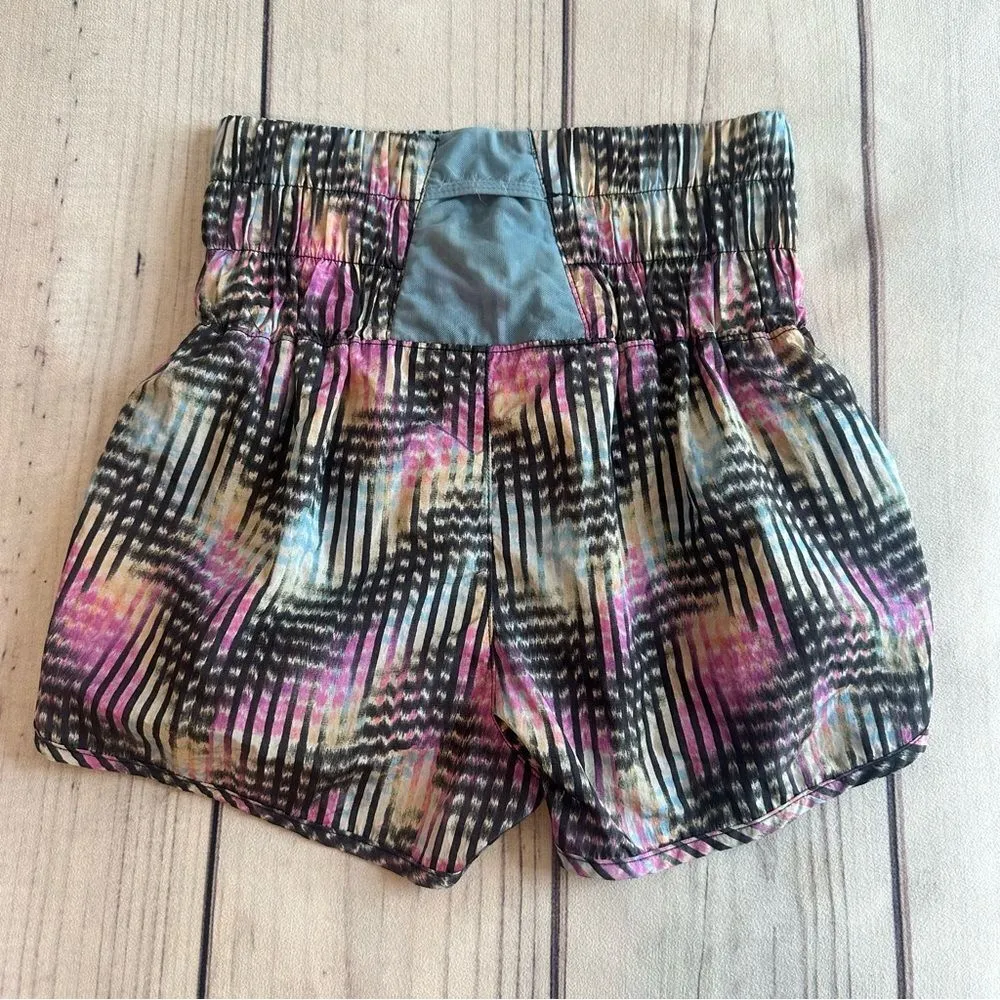 Free People FP Movement The Way Home Running Shorts Sz XS Colorful Euphoria Gym - Image 2