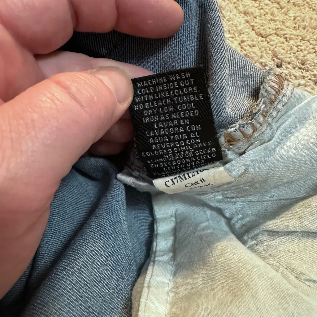 1822 Denim Jeans Raw hem size 16 - Image 7