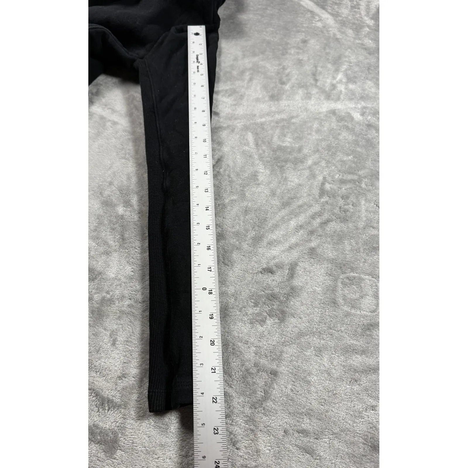 James Perse Standard Black Cotton Knit Shawl Collar BlazerJacket Womens Medium - Image 11