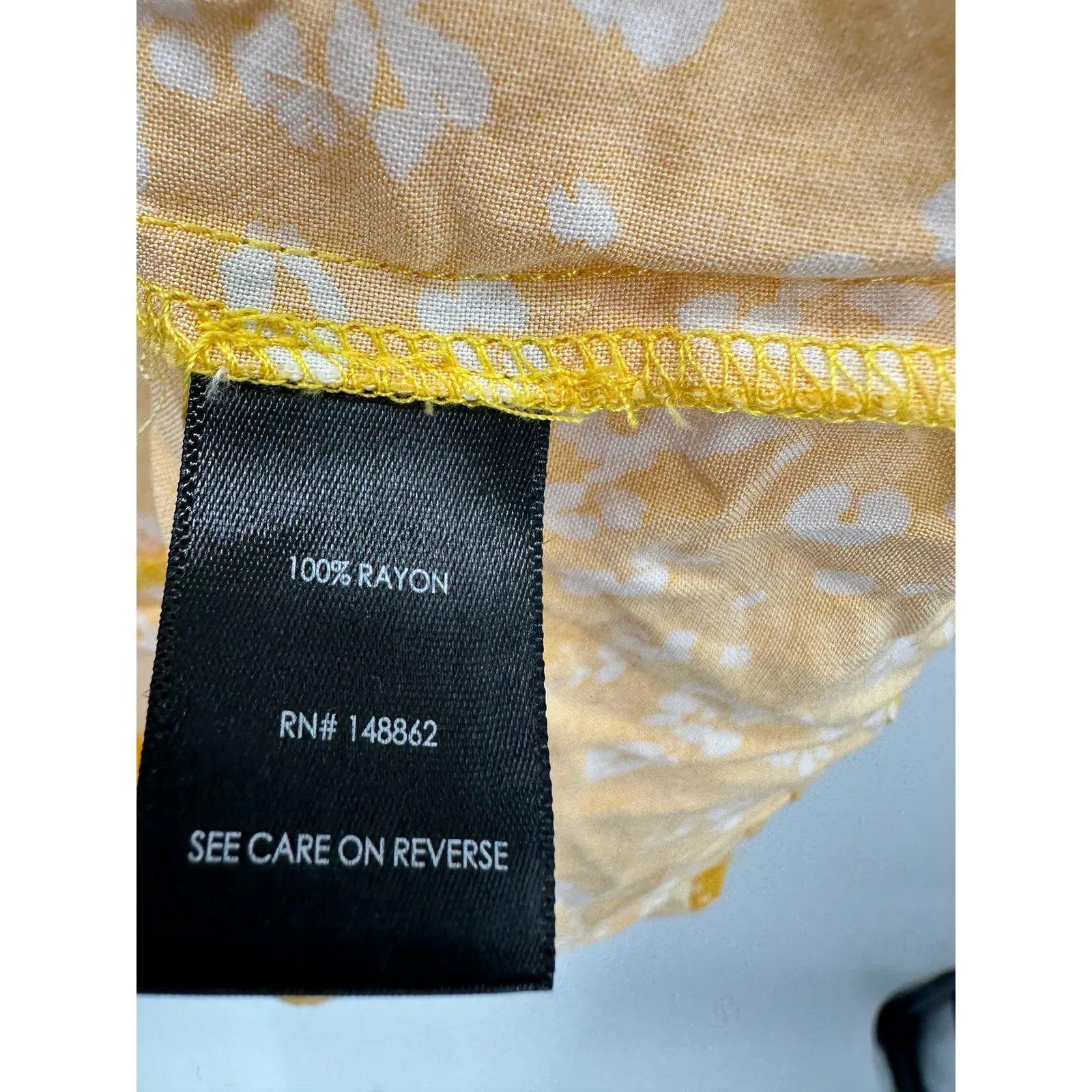 Torrid Womens Yellow Tiered Tank Size 3X Floral Summer Lightweight Flowy - Image 7