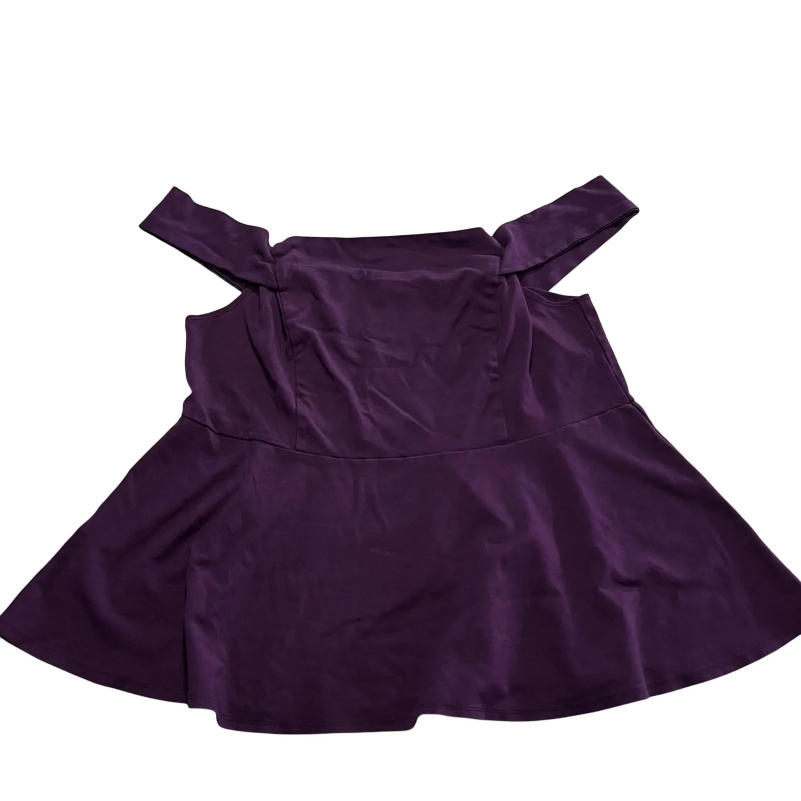 Torrid Purple Off Shoulder Top Plus Size 3 Party Cocktail‎ - Image 9