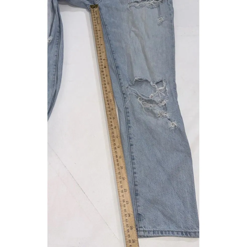 Abercrombie And Fitch Ames Slim Boyfriend Size 27/4 Distressed Y2k Jeans - Image 9