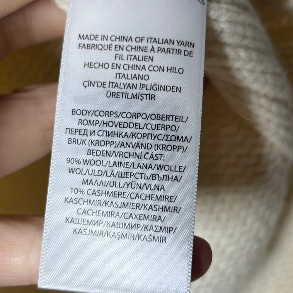 Polo Ralph Lauren Mock Neck Ribbed Knit Sweater Pullover XS New Wool Cashmere - Image 10