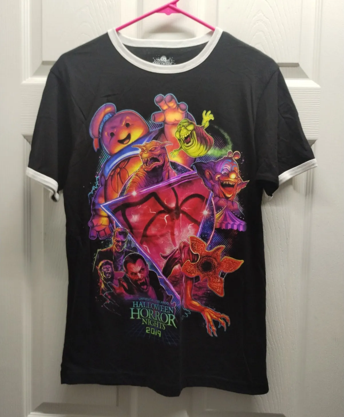 Halloween Horror Nights 2019 Universal Studios Size Small Fear to the Max Tee Black - Image 1