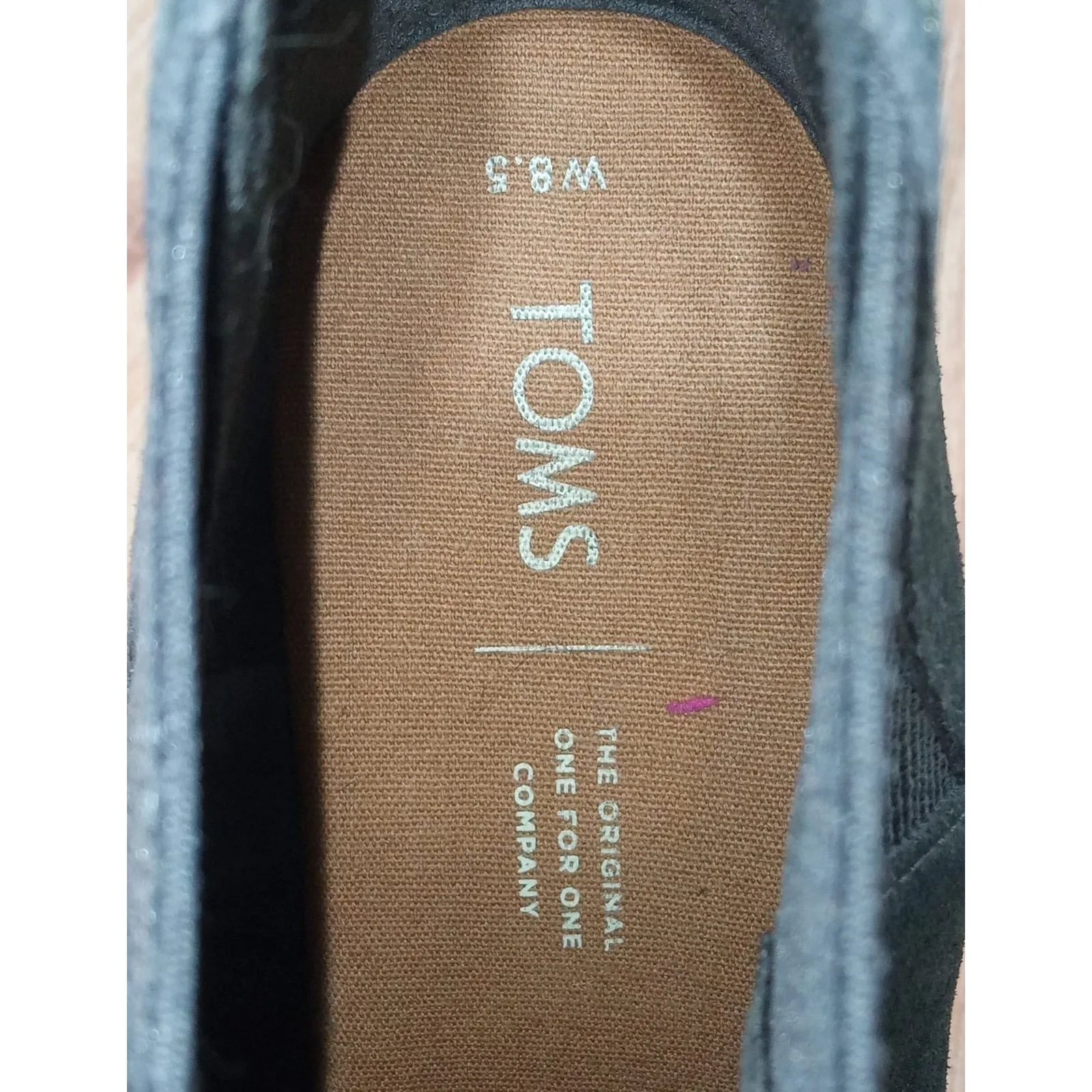 Toms Women's Boots Kelsey Wedge Heels Ankle Booties Gray Suede Casual Size 8.5 - Image 11