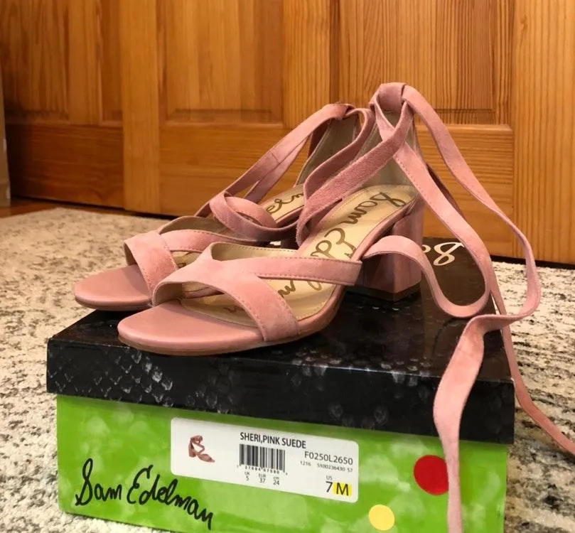 Sam Edelman Sheri Wrap Ankle Block Heel Sandal - Image 2