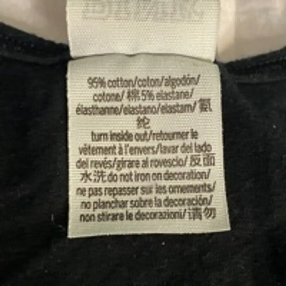 PINK Victoria's Secret Black Bodysuit Size M Cotton Stretch One-Piece - Image 5