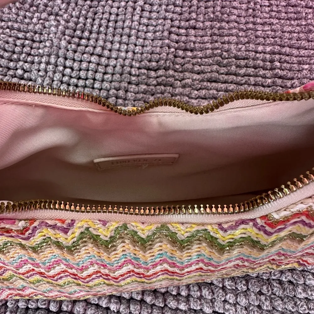 Forever21 rainbow & cream purse - Image 2