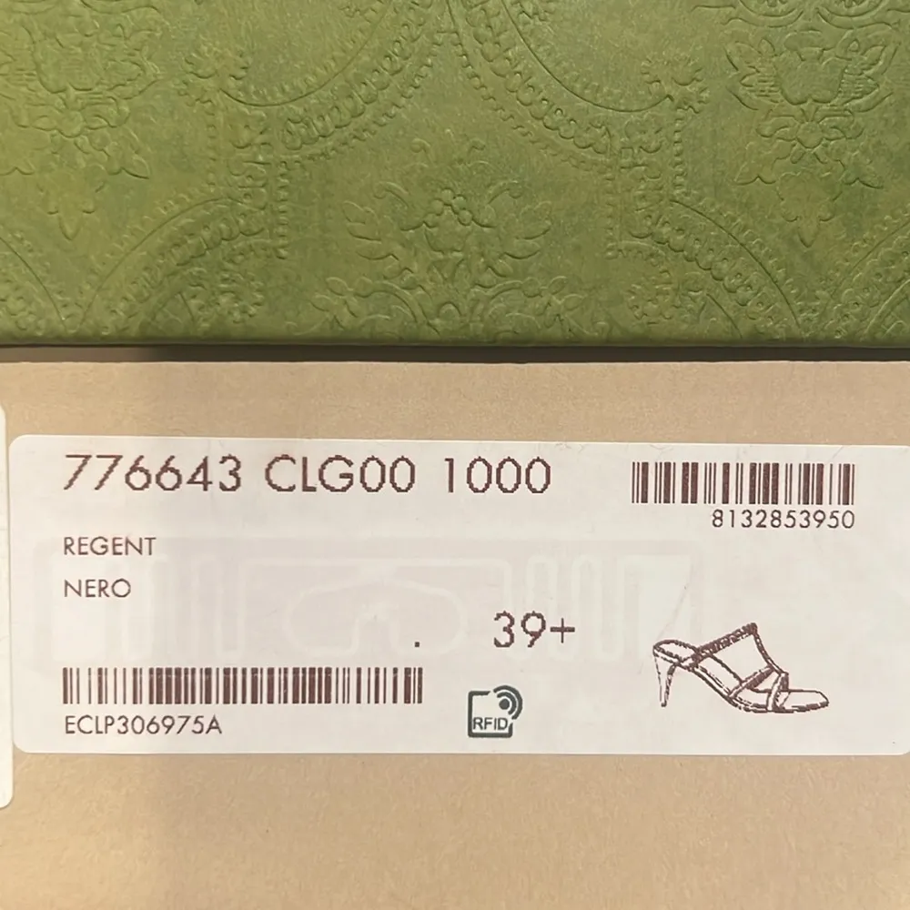 Gucci Divine Horsebit-Detailed Leather Mules 1000 Nero Size 39.5 +DustBags - Image 13