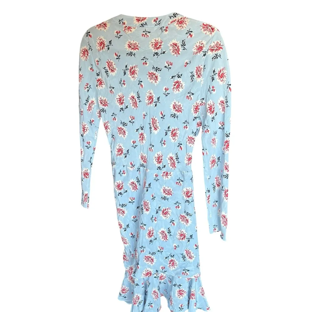 Veronica Beard Rowe Silk Rushed Dress - Image 9