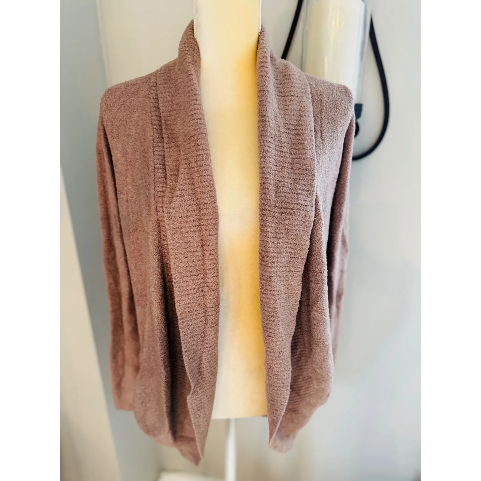 Barefoot Dreams CozyChic Lite Circle Cardigan, Size XS/S, Tan/Sand, NWOT - Image 10