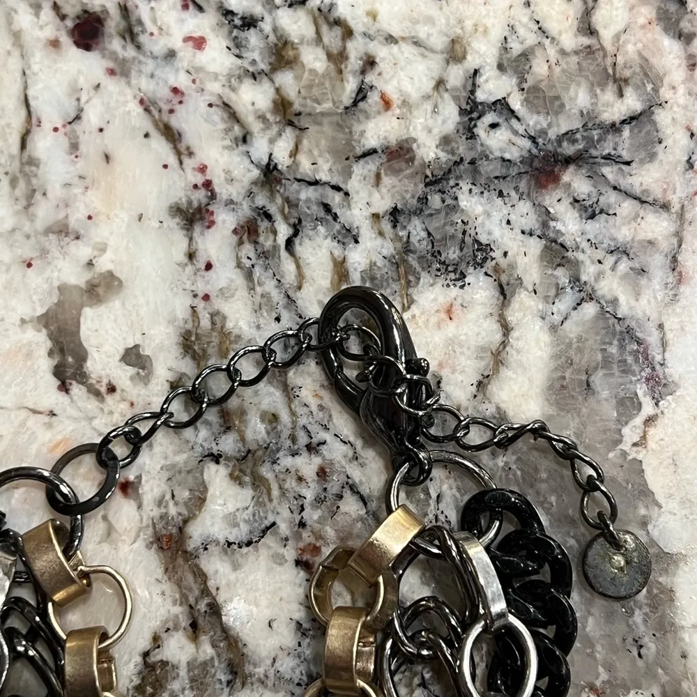 Women’s Multi Tier Chain Necklace - Image 3