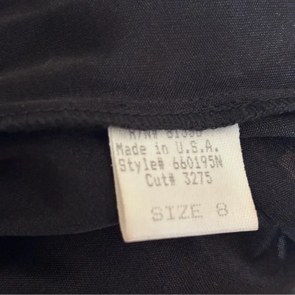 Vintage Andrea Polizzi for Rex Lester Silver Metallic Evening Dress Size 8 - Image 6