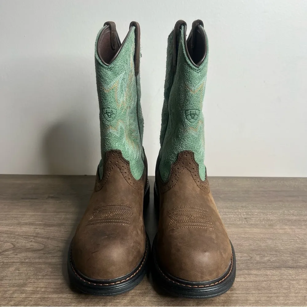 Ariat Women's Pull On H2O Composition Toe Work Boot Size 6.5 #B1104 - Image 4