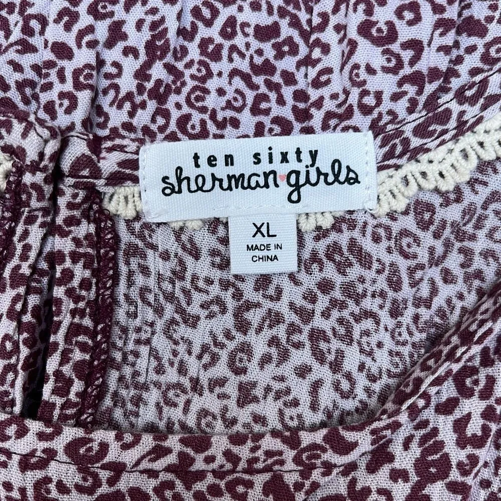 Pink Leopard Print Bohemian Dress - Image 9