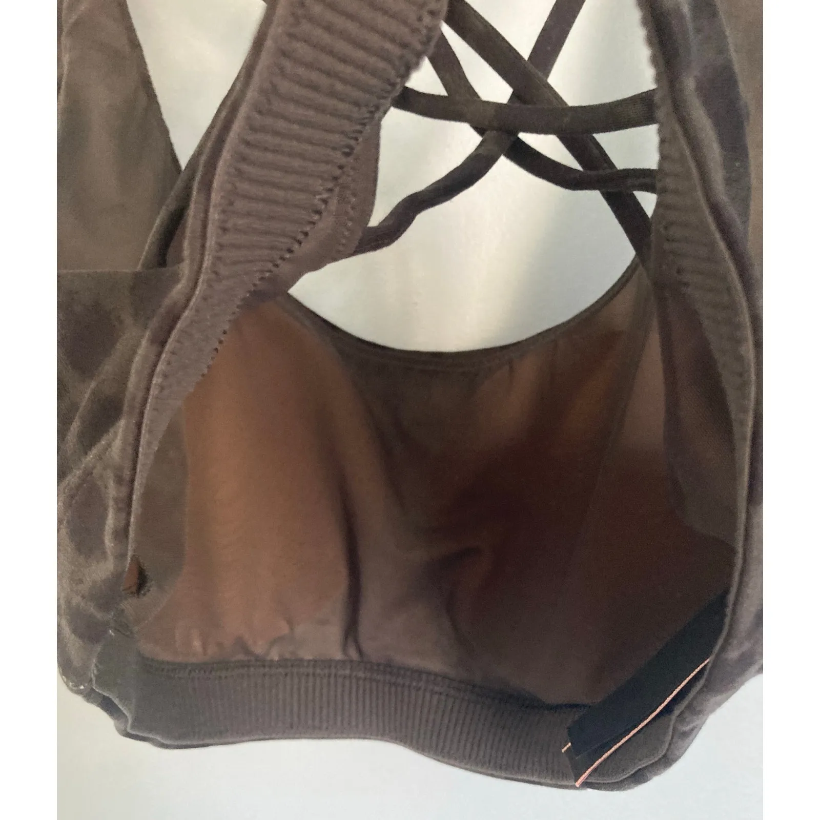 Victoria's Secret Bralette Sports Bra Medium Black and Gray Leopard NWOT - Image 7