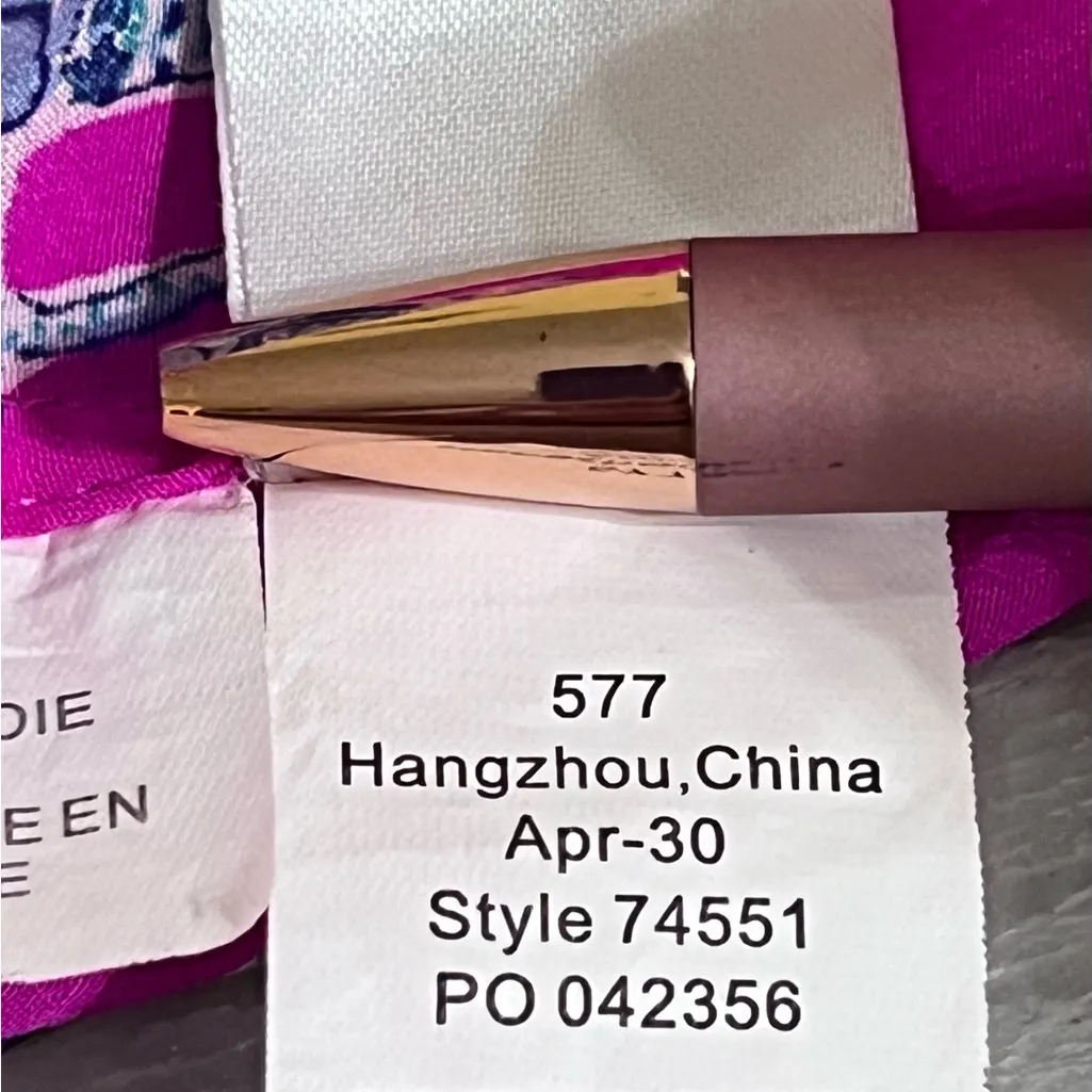 Lilly Pulitzer Magenta Bazaar Dusk Silk Tank - Image 11