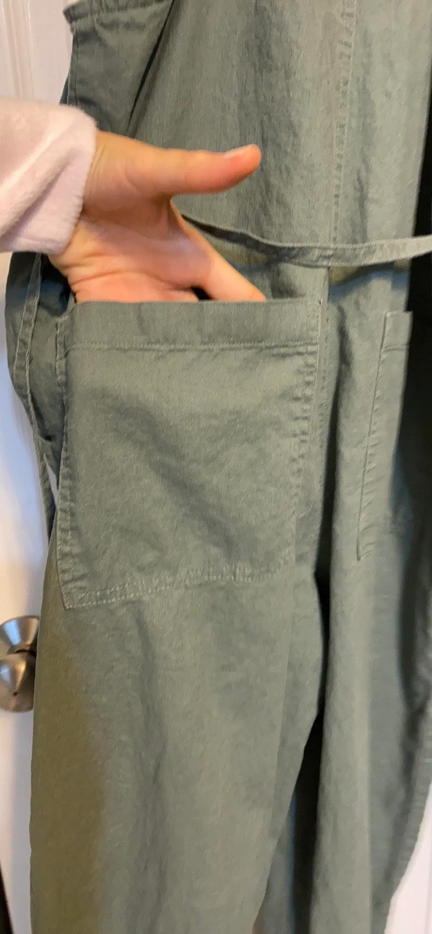 Universal Thread Romper Olive Green Xs Worn Once - Image 9