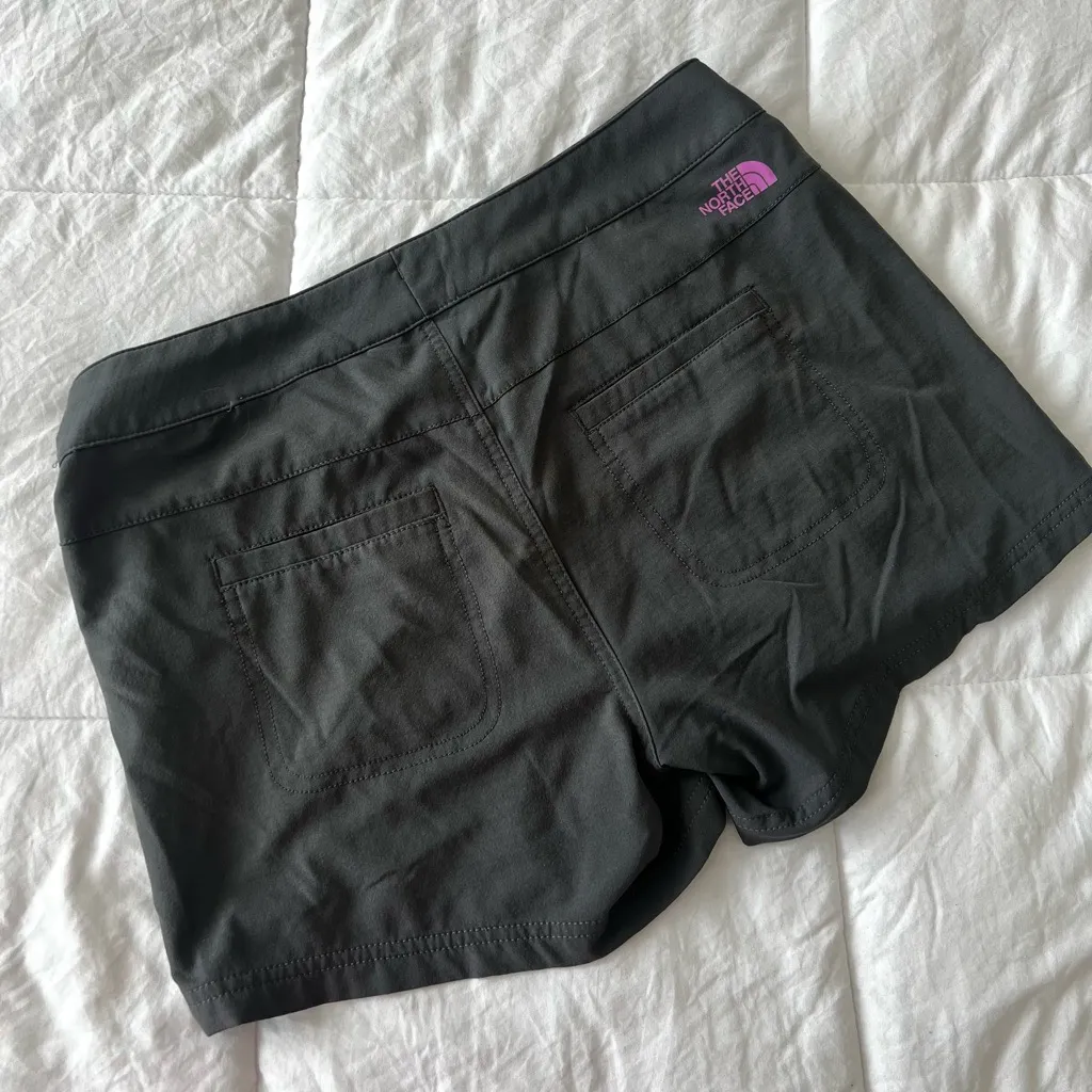 The North Face Charcoal Button Shorts - Image 2