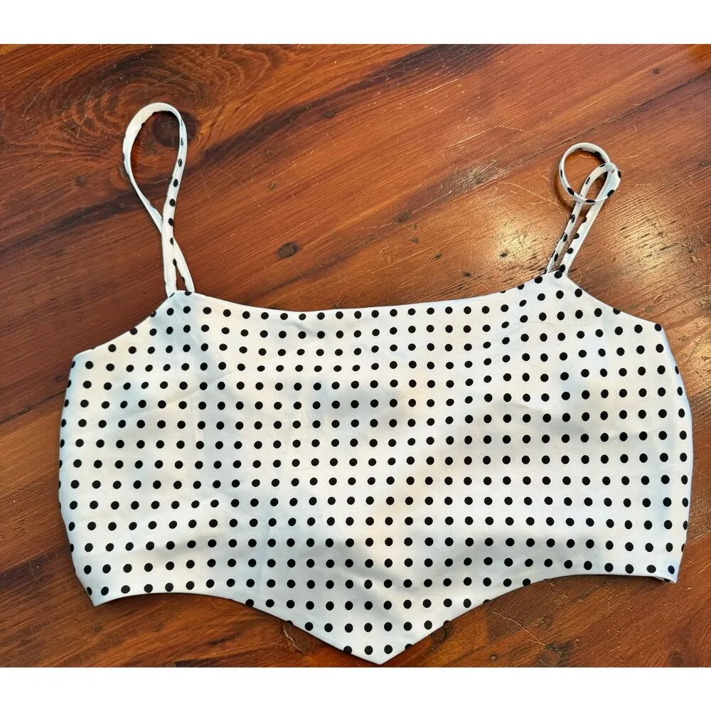 NA-KD Back Smocked Mini Top size 8 - Image 3