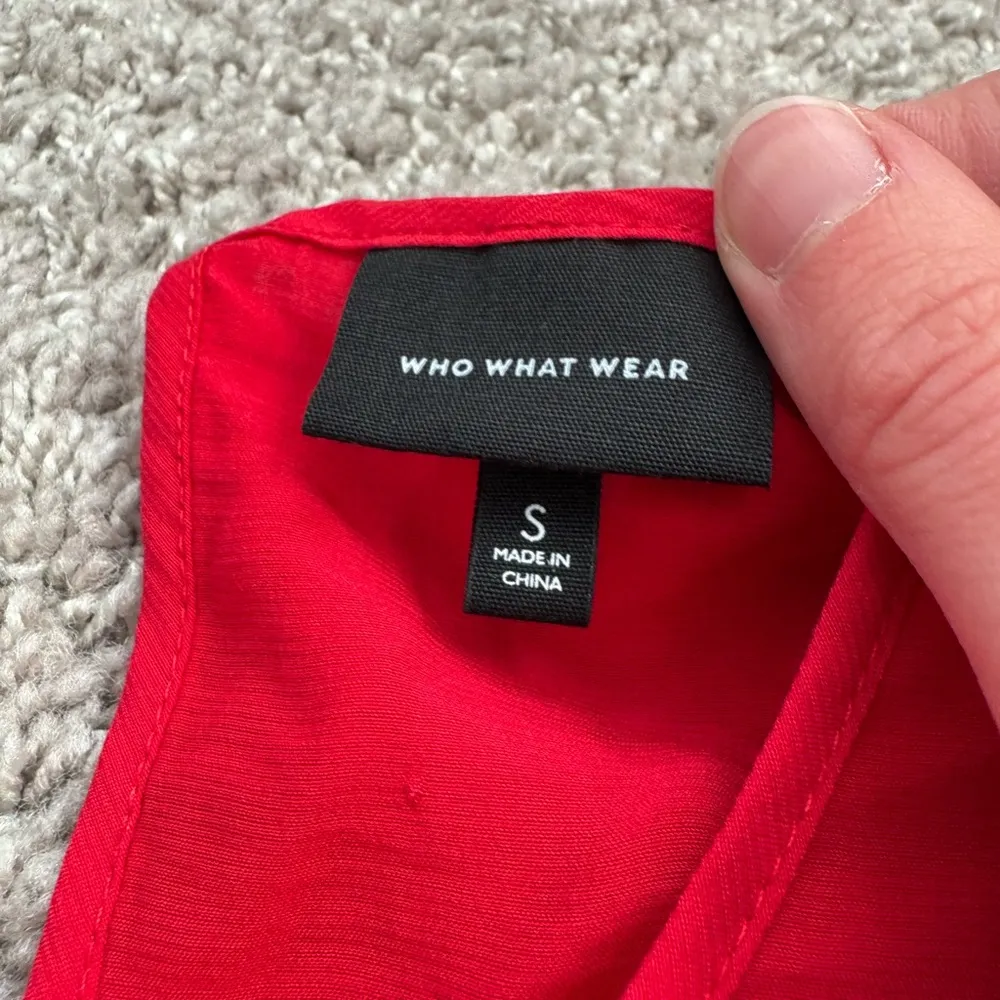 Red Flutter Sleeve Babydoll Red Dress - Image 8