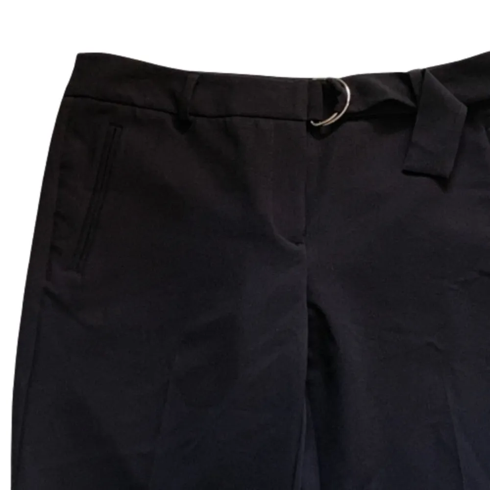 Adrianna Papell Pants Black Straight Leg Dress Career Slacks Pants Size 6 - Image 5