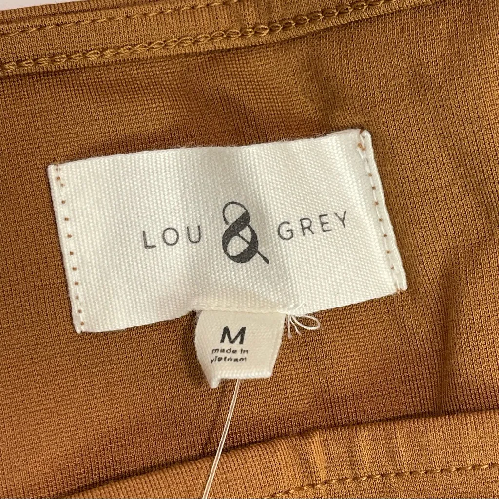 Lou & Grey Tank Top Athletic Sports Bra bralettes burnt brown Size M - Image 5