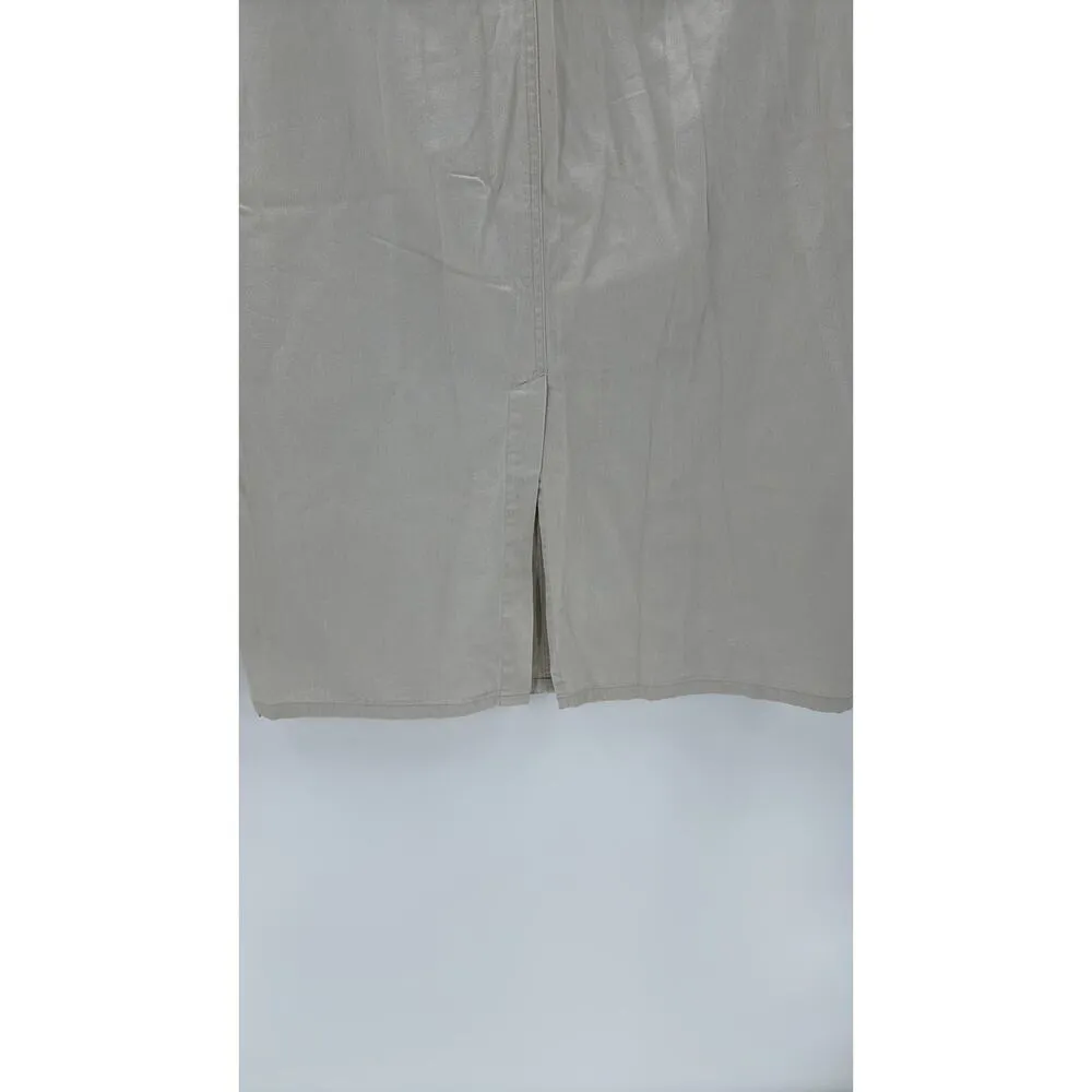 North Crest 90s midi off white belted skirt size 14 festival casual summer - Image 9