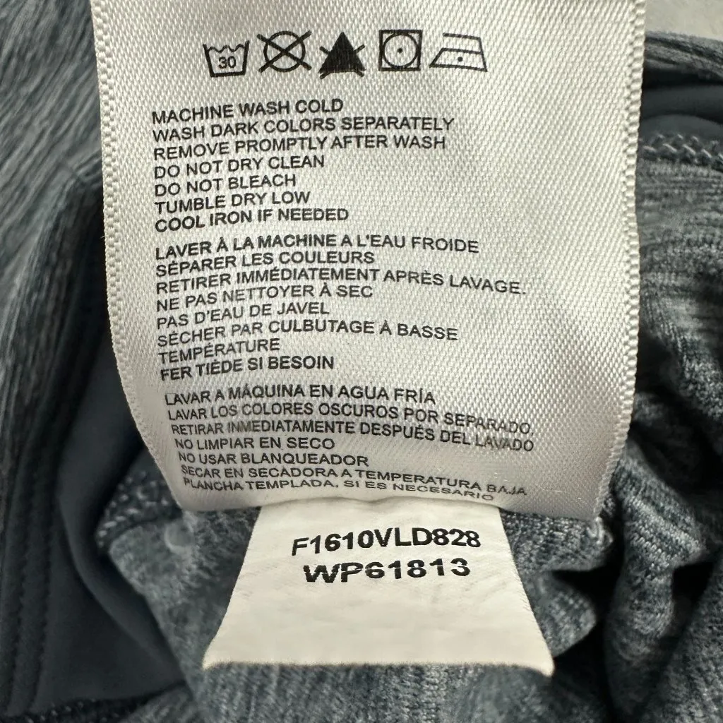 New Balance Womens L Bdry Gray Heather High Waist Stretch Active Leggings - Image 5