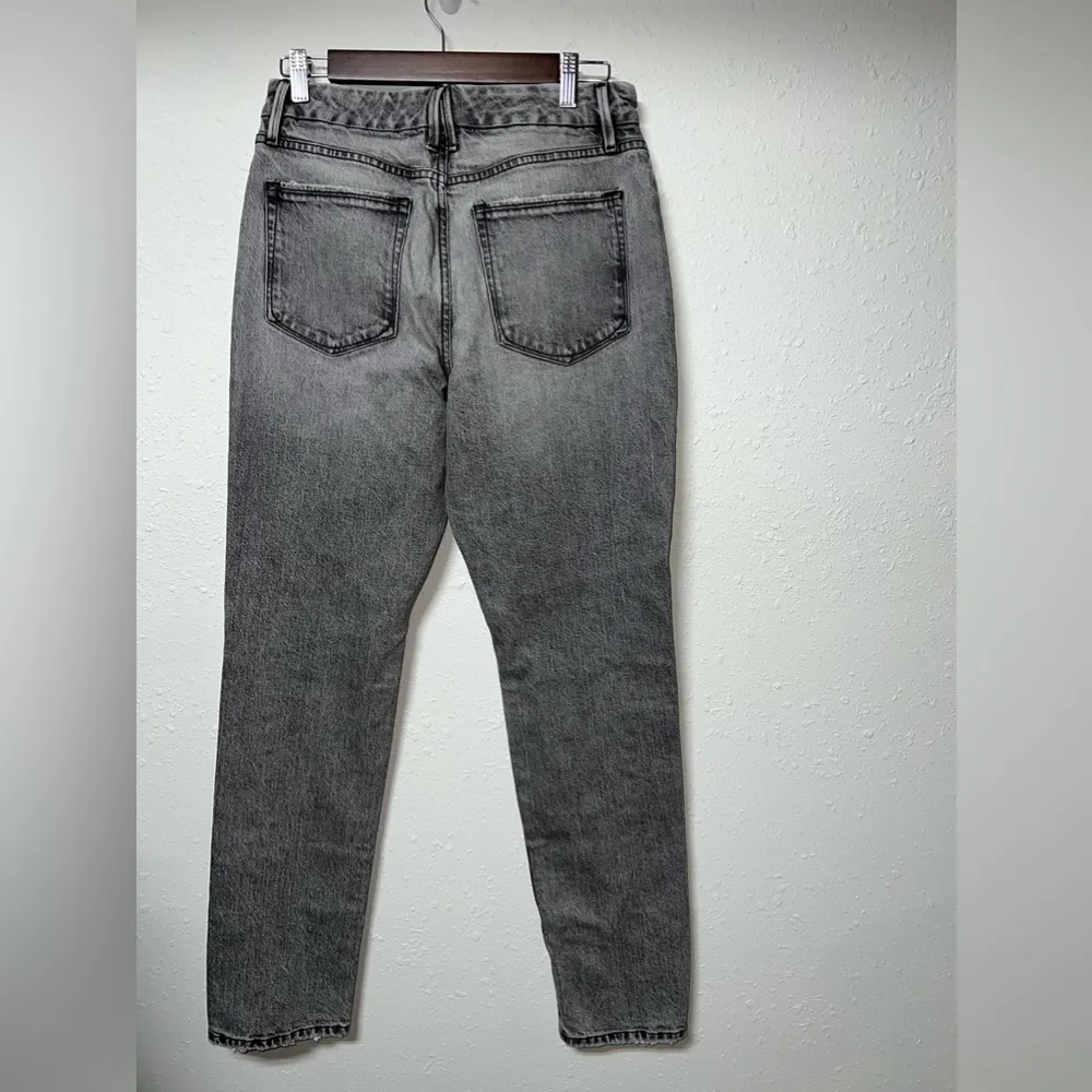 Women’s Grey Slim Strait Jean High Rise Slit 8/29 - Image 5