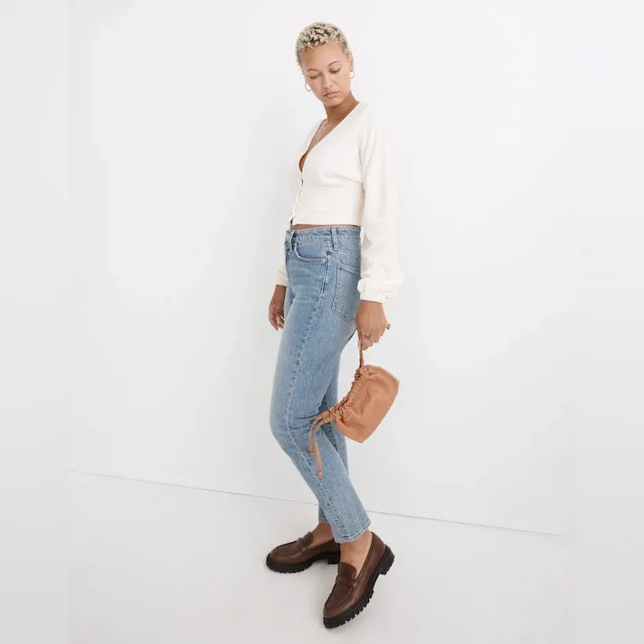 Madewell The Piazza Mini Crossbody Bag- Timber Beam - Image 5