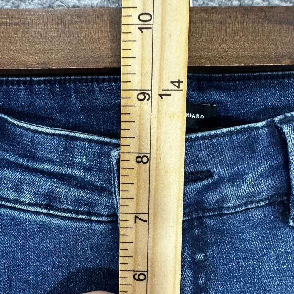 Universal Standard Skinny Ankle Jeans Womens 6 Blue Dark‎ Wash Stretch - Image 4