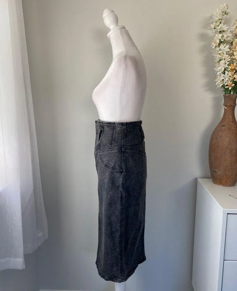 Guess  Black Denim Skirt - Image 7