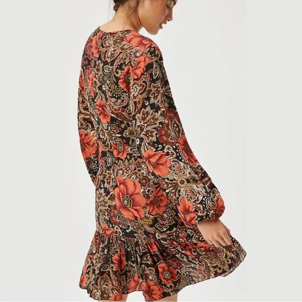 ATSU Anthropologie Tenley paisley floral mini dress - Image 2