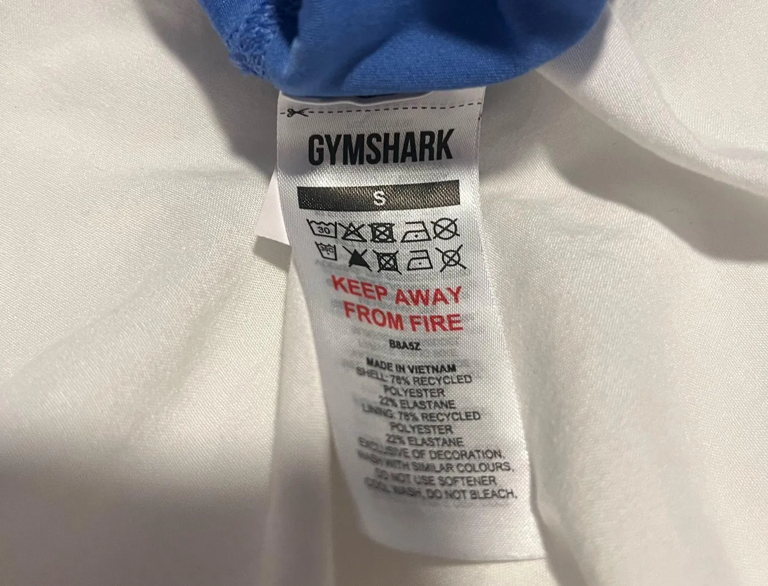 Gymshark Blue Sports Bra - Image 3