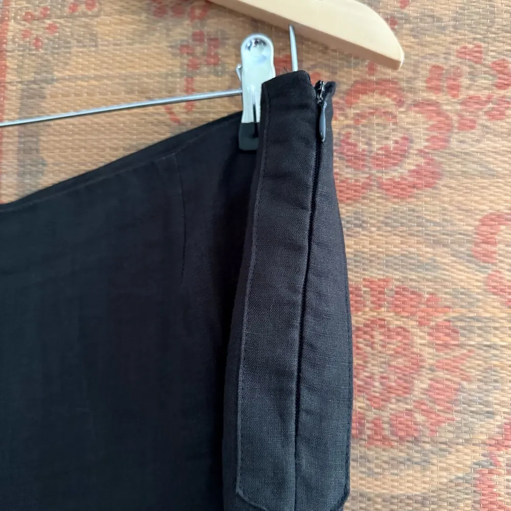 Armani Collezioni Linen Wide Leg Trouser Pants - Image 2