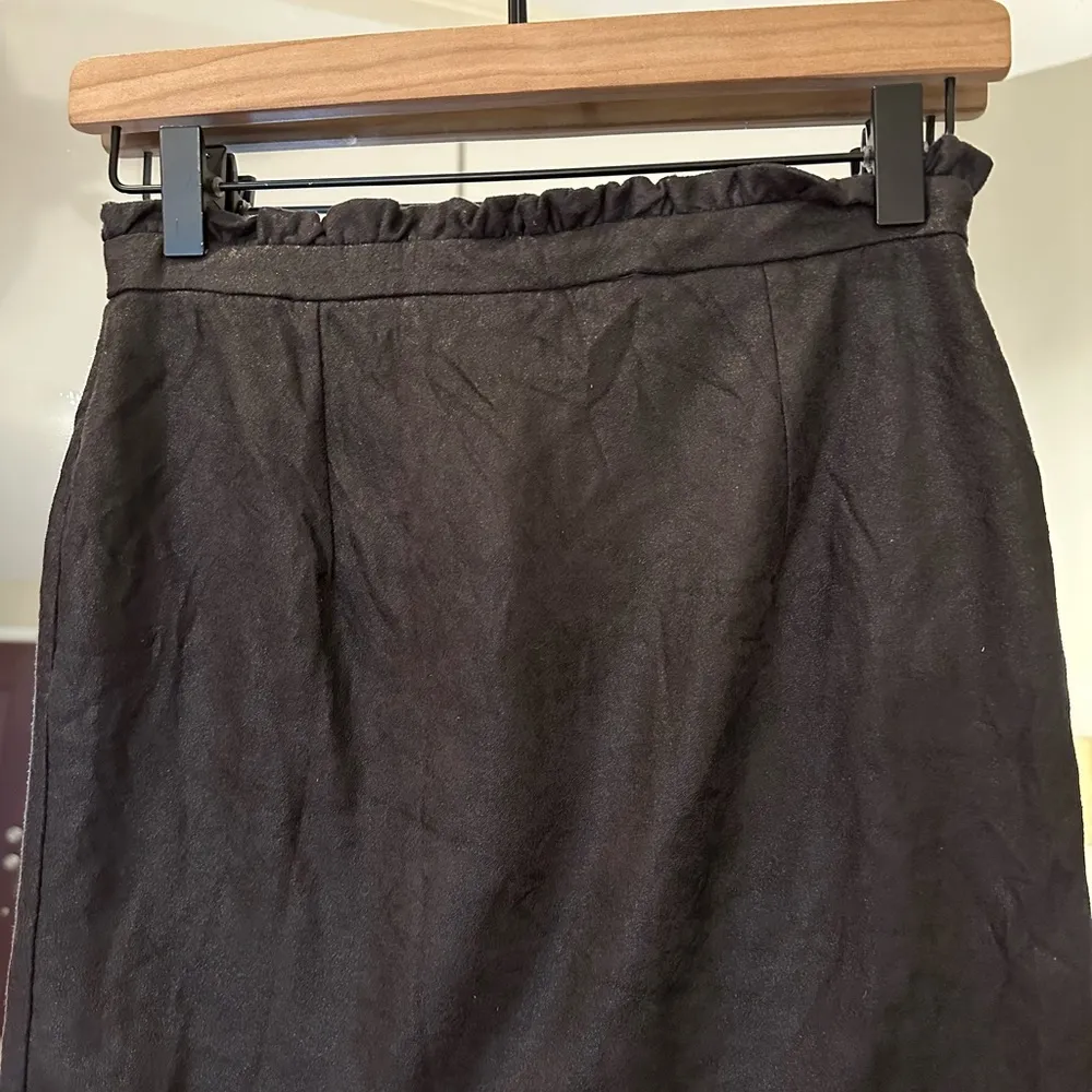 COCO + JAIMESON Mini‎ Skirt Size Small Suede Black - Image 8