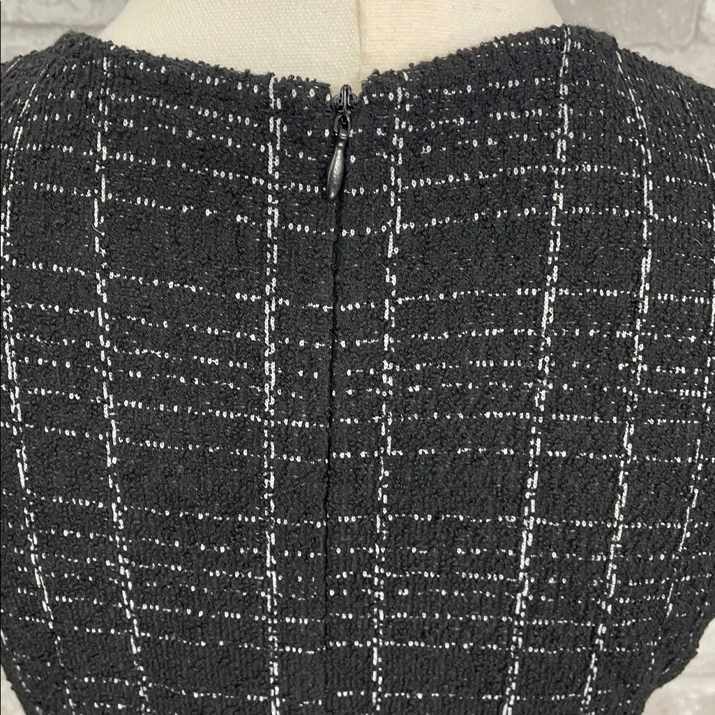 Zara Textured Jacquard Dress - Image 6