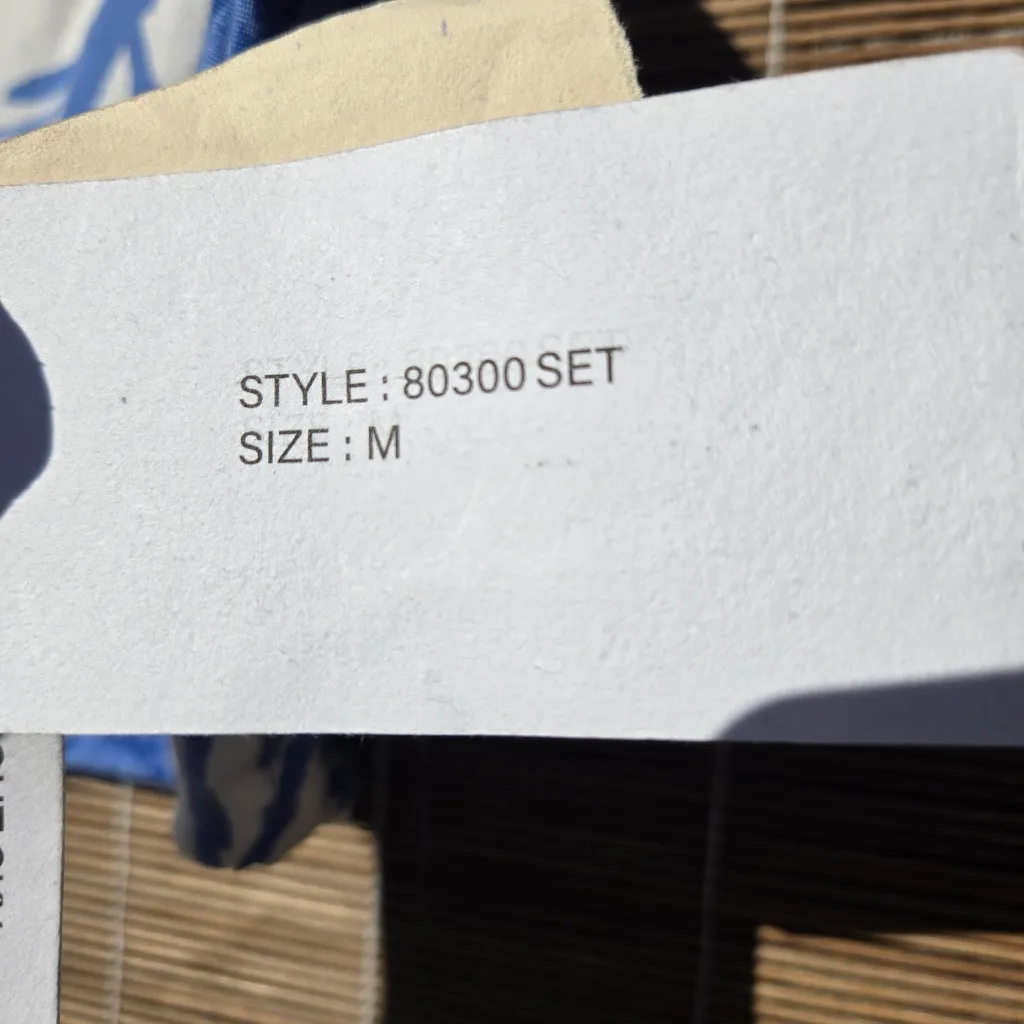 Floral Print Crop Top M - Image 3