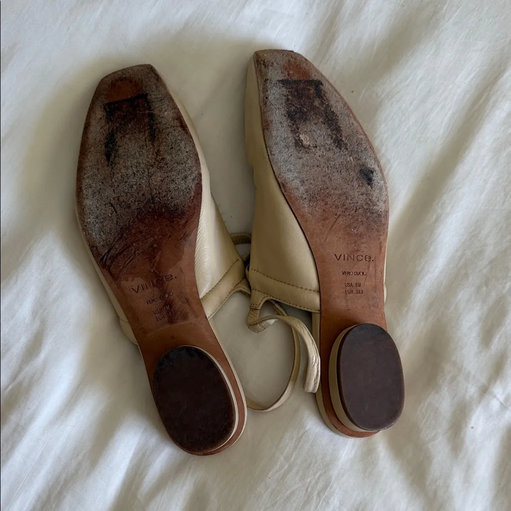 Vince Women's Tan Leather Loafers - Image 4