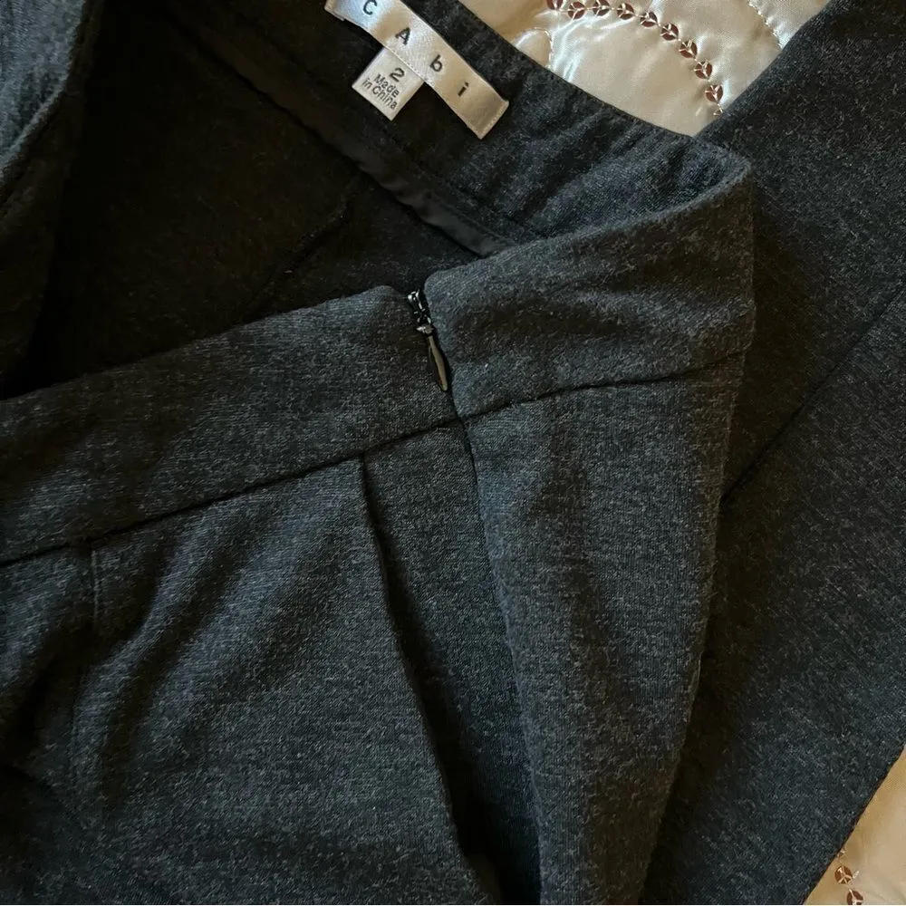 Cabi Heather Black Audrey Skinny Ankle Pants Leggings - Image 7