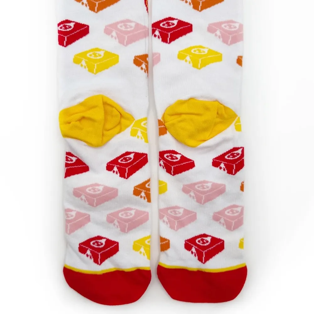 Odd Sox Starburst Candy Crew Socks Mens Womens Fun Novelty Gift Logo Colorful Pink - Image 6