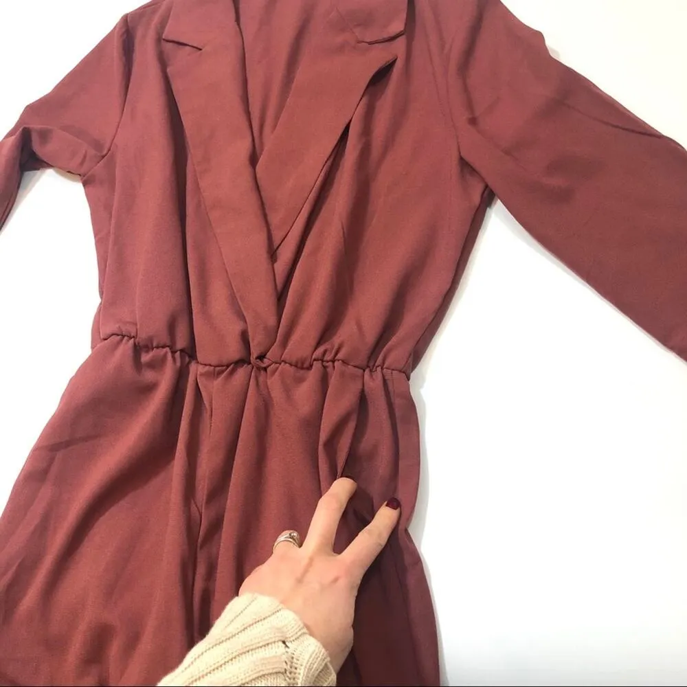 GOOD LUCK GEM Long Sleeve Collared Jumpsuit SP - Image 5