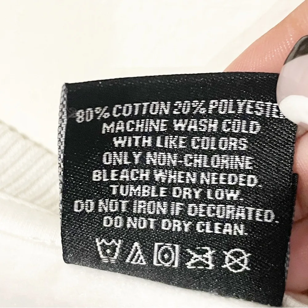 Dumbgood Edward Scissorhands Size XXL White Pullover Crewneck Sweatshirt - Image 4