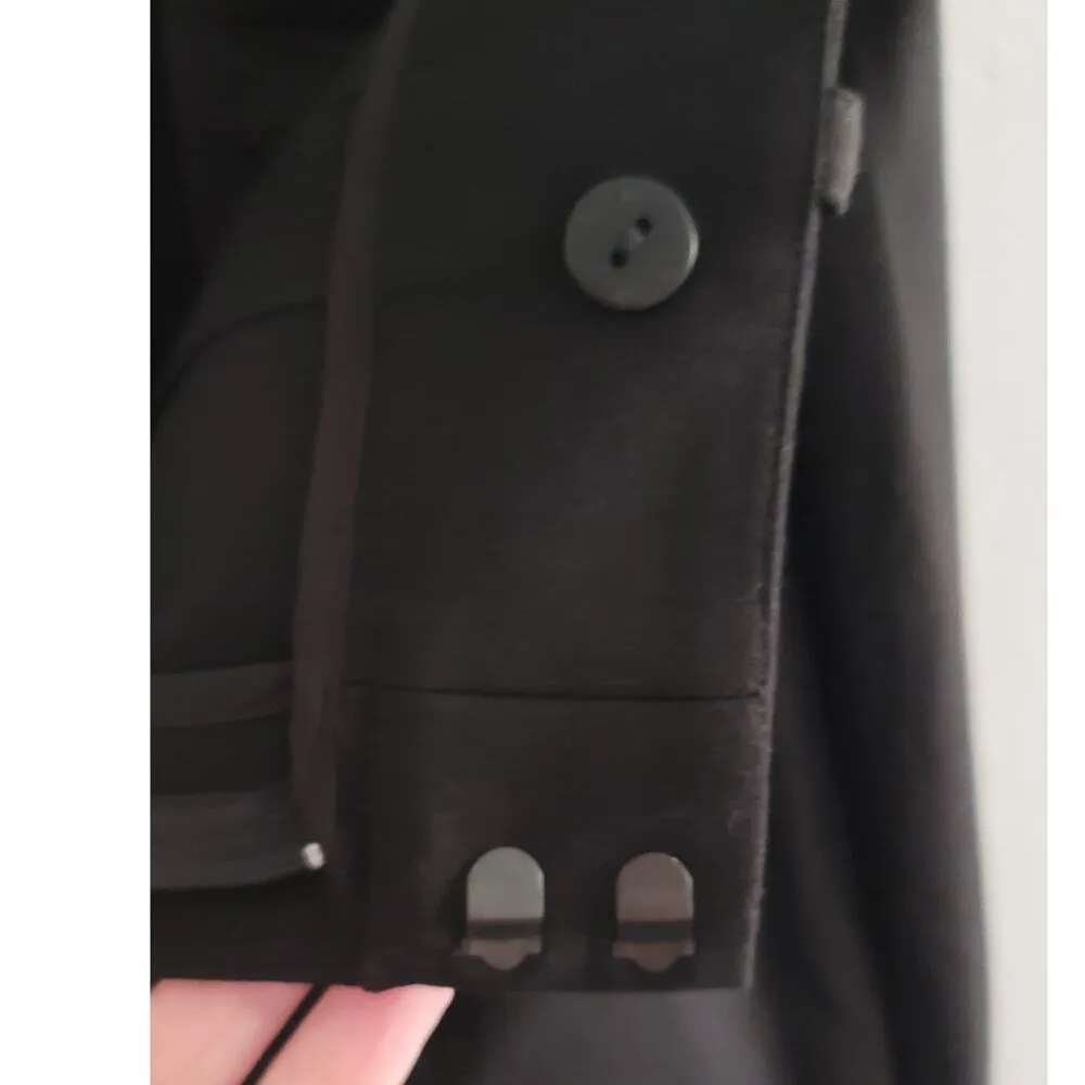 Vince High Waist Cigarette Stretch Cropped Pants Black 14 - Image 11