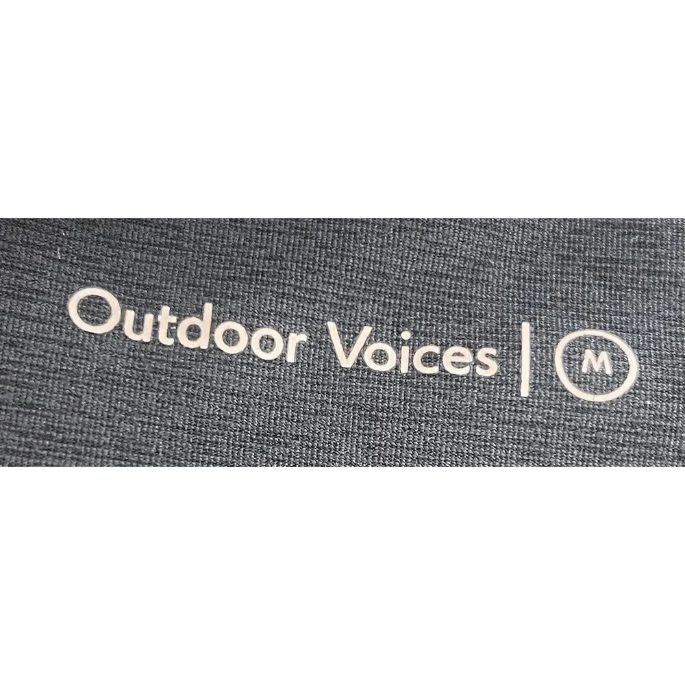 Outdoor Voices Medium Heathered Charcoal Black FreeForm Leggings Lounge Yoga - Image 5