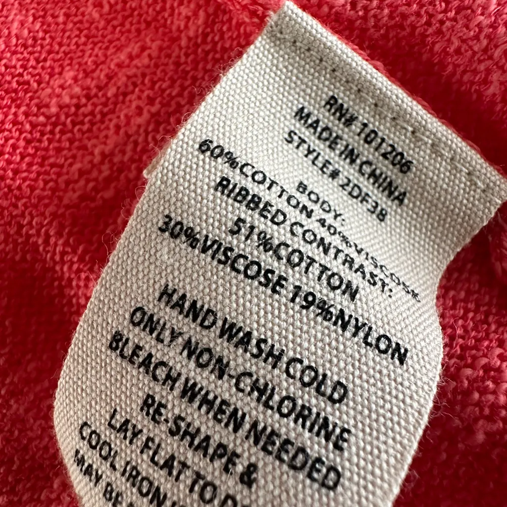 SOFT SURROUNDING SALMON colored Cropped cardigan/shrug. - Image 2