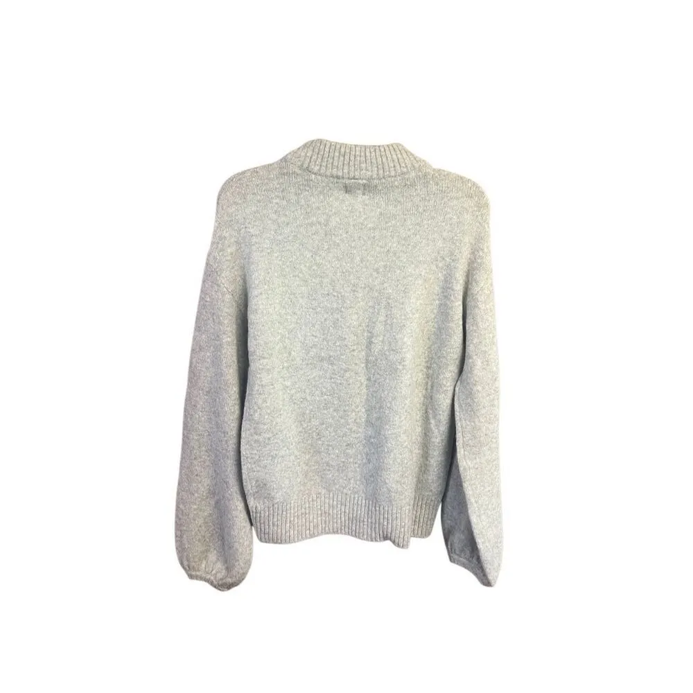 A New Day Mock Turtleneck Sweater Gray Sz XS NWT - Image 2