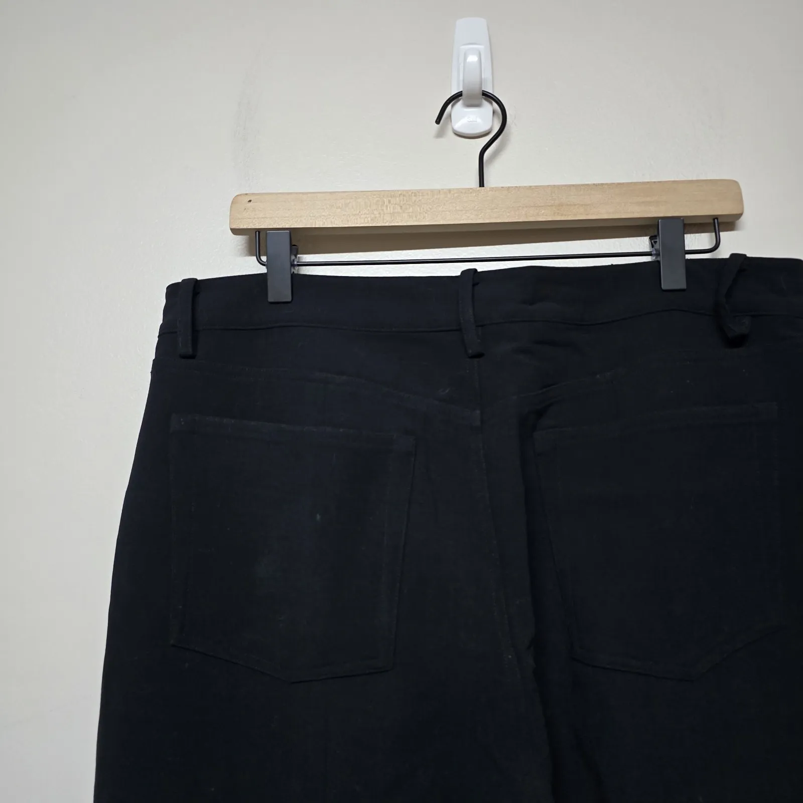 Ralph Lauren Black Label Women Black Pants 14 Bootcut Stretch Career Work Slacks Size 14P - Image 5